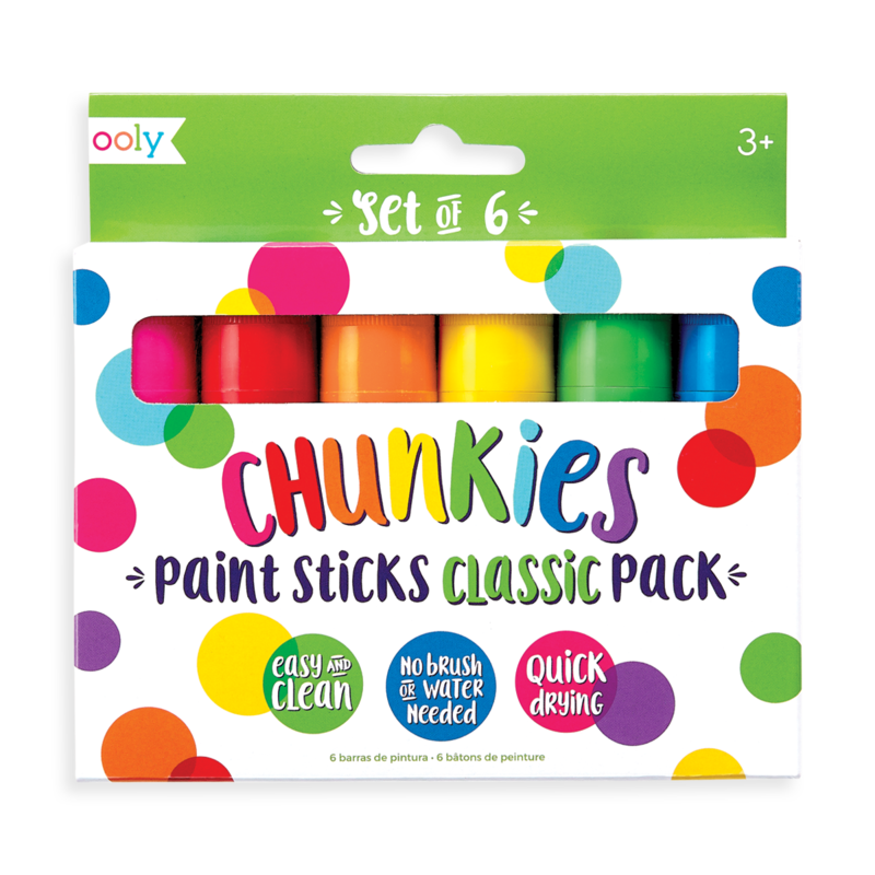 Classic Chunkies Paint Sticks - set of 6