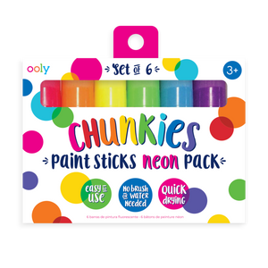 Neon Chunkies Paint Sticks - set of 6