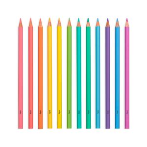 Pastel Hues Colored Pencils - Set of 12