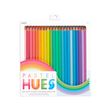 Pastel Hues Colored Pencils - Set of 24