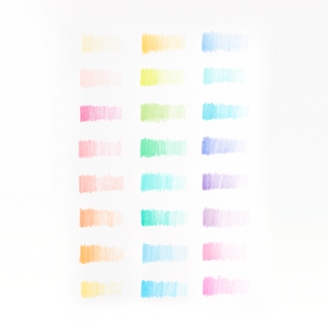 Pastel Hues Colored Pencils - Set of 24