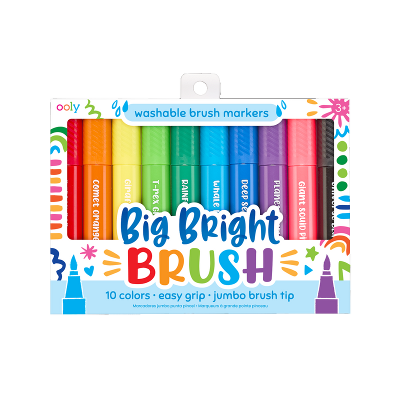 Big Bright Brush Markers Set of 10