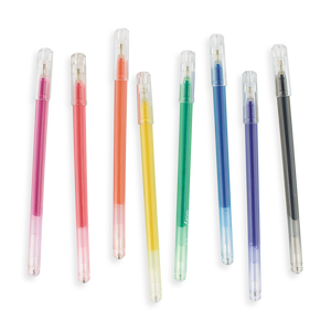 Radiant Writers Colored Glitter Gel Pens - Set of 8