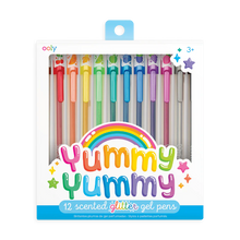 Yummy Yummy Set of 12 Scented Glitter Gel Pens