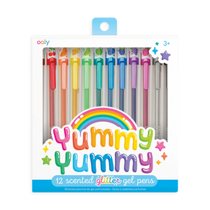 Yummy Yummy Set of 12 Scented Glitter Gel Pens