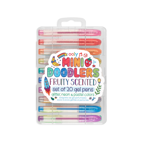 Mini Doodlers Fruity Scented Gel Pens - Set of 20