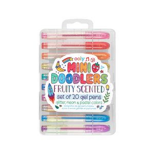 Mini Doodlers Fruity Scented Gel Pens - Set of 20