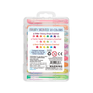 Mini Doodlers Fruity Scented Gel Pens - Set of 20