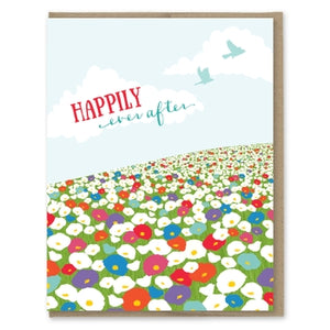 Ever After Wildflower Field Greeting Card