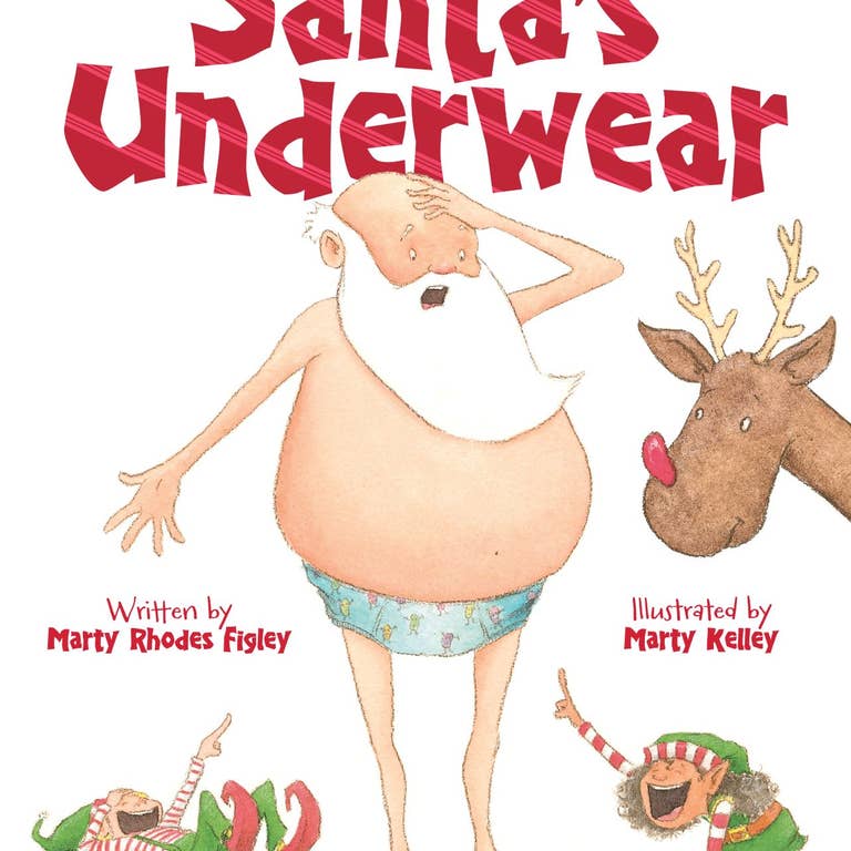 Santa's Underwear Hardcover Book