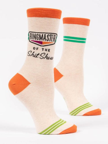 Ringmaster of the S&*t Show Women's Crew Socks