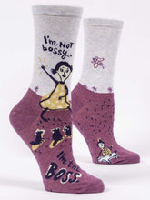 I'm Not Bossy, I'm The Boss Women's Crew Sock