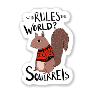 Squirrels - 3" Premium Sticker