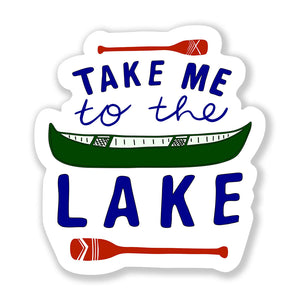 Take Me to the Lake - 3" Premium Sticker