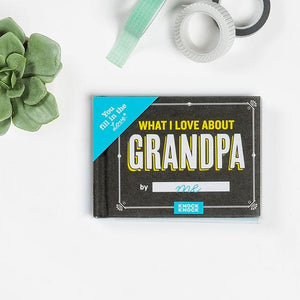 What I Love about Grandpa Fill in Book