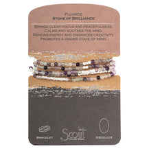 Fluorite Stone of Brilliance Bracelet/Necklace