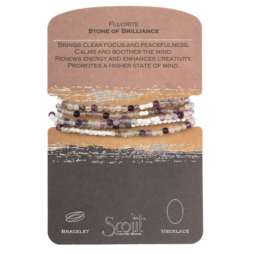 Fluorite Stone of Brilliance Bracelet/Necklace