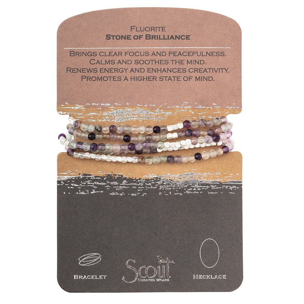 Fluorite Stone of Brilliance Bracelet/Necklace