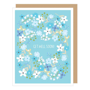 Floral Get Well Greeting Card (Apartment)