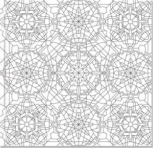 Kaleidoscope Coloring Book