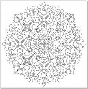 Kaleidoscope Coloring Book