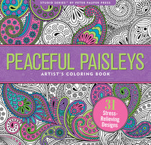 Peaceful Paisleys Coloring Book