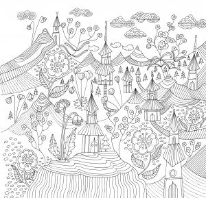 Zen Garden Coloring Book