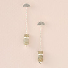 Labradorite Stone of Magic Meteor Earrings