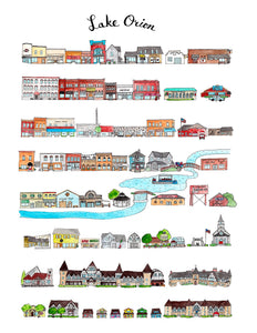 Lake Orion Frameworthy Artistic Print