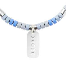 Howlite and Silver Stone Intention Charm Bracelet