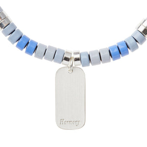 Howlite and Silver Stone Intention Charm Bracelet