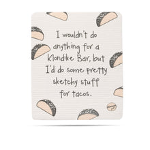 Klondike Bar Taco Swedish Dishcloth