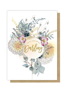 Happy Birthday Darling Greeting Card