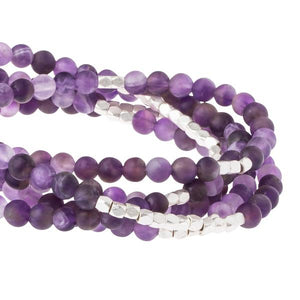 Amethyst Stone of Protection Bracelet/Necklace