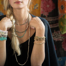 Amazonite Stone of Courage Wrap/Necklace