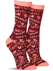 Cats! Socks Women's Crew