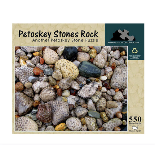 Petoskey Stones Rock Jigsaw Puzzle 550 Piece