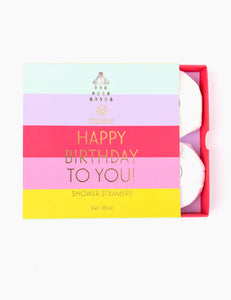 Happy Birthday Shower Steamers