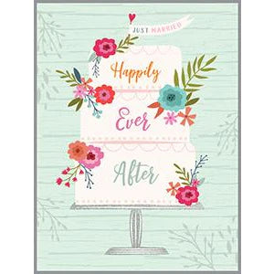 Garden Wedding Cake Miniature Gift Enclosure Greeting Card (Gina B Designs)