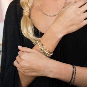 Delicate Rhodochrosite Stone of Love Bracelet/Necklace