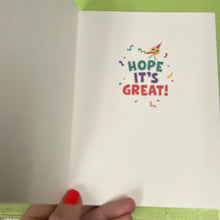 Happy Birthday Lettering Party Card