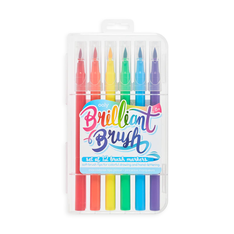 Brilliant Brush Markers Set of 12