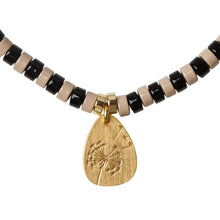 Dalmatian Jasper and Gold Stone Intention Charm Bracelet