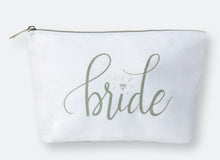 White Bride Wedding Cosmetic Bag
