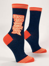 Teacher’s Rock Women’s Crew Socks