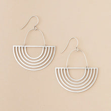 Sterling Silver Solar Ray Earrings
