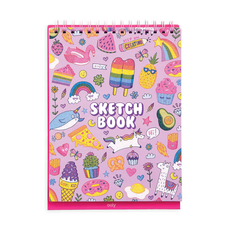Cute Doodle World Standing Sketchbook