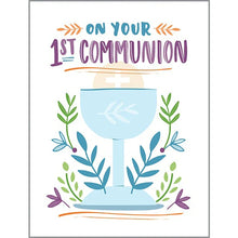1st Communion Greeting Card With Scripture (Gina B Designs)