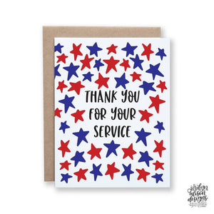 Thank You For Your Service Card (Jordyn Alison)