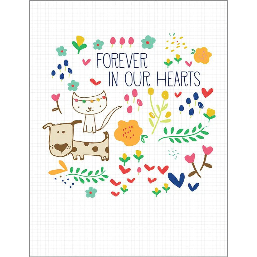 Forever in Our Hearts Pet Sympathy Card (Gina B Designs)